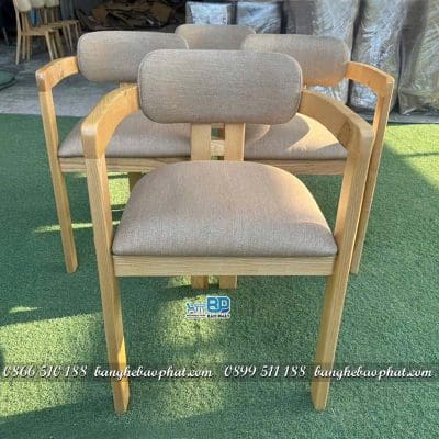 Ghế pamplona chair gỗ Ash bọc nệm