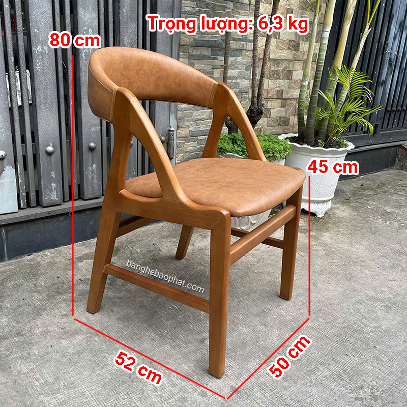 Bộ bàn ghế bardon khung gỗ bọc nệm 11 Kích thước ghế bardon gỗ nệm