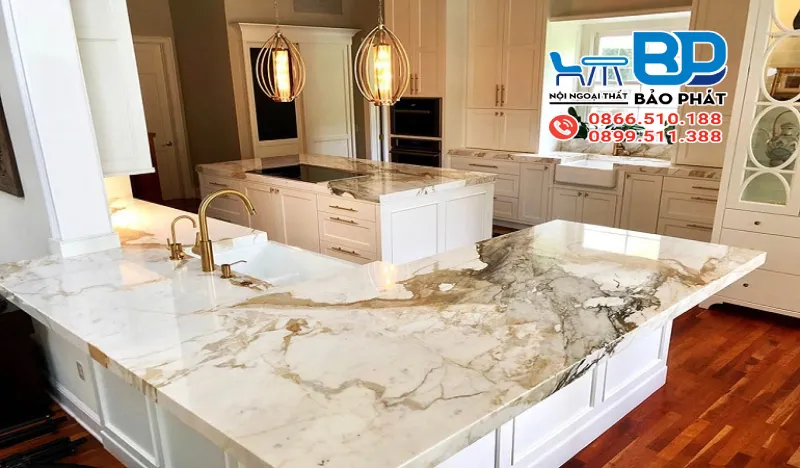 Đá granite là gì? Ưu điểm và ứng dụng của đá granite 16 Mặt bàn bếp từ đá hoa cương