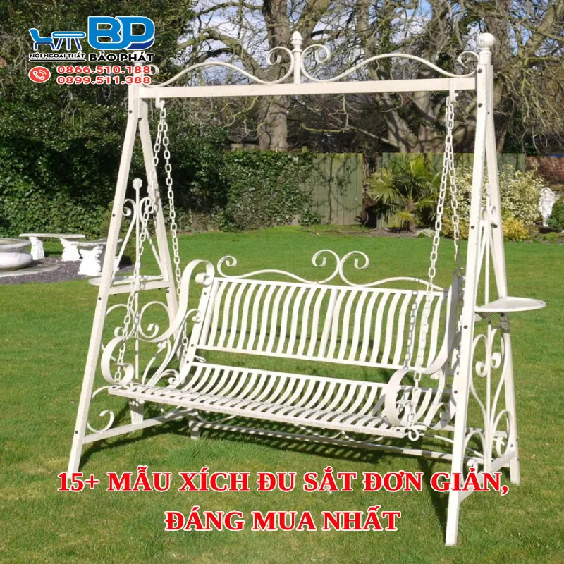 15+ mẫu xích đu sắt đơn giản, đáng mua nhất [timect]