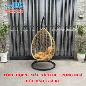 Tổng hợp 9+ mẫu xích đu trong nhà độc đáo, giá rẻ [timect]