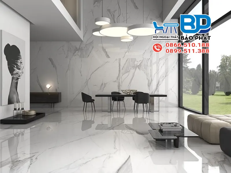 Đá granite là gì? Ưu điểm và ứng dụng của đá granite 17 Tường nhà được ốp bằng đá granite