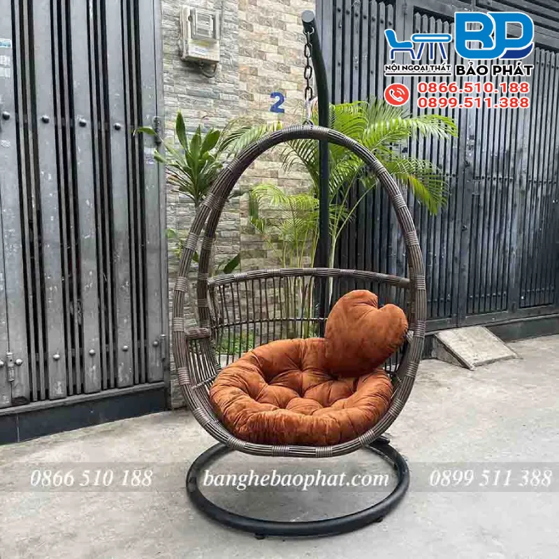 Xích đu treo tăng tính thẩm mỹ cho không gian