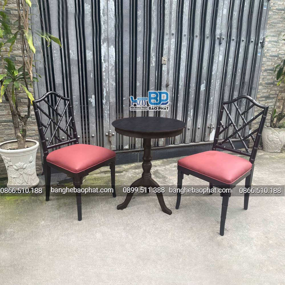 Bàn ghế Hilal bambo mắt trúc