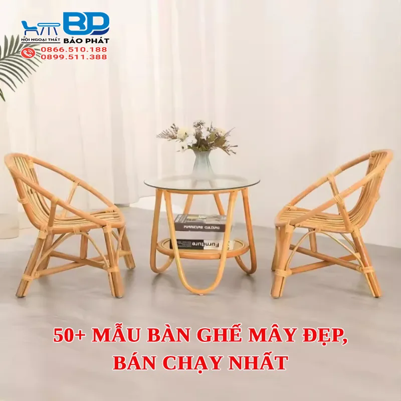 50+ mẫu bàn ghế mây đẹp, bán chạy nhất [timect]