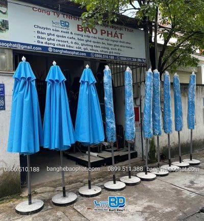Dù Che Nắng đúng Tâm Tròn đường Kính 3m giá rẻ xưởng dù che Bảo Phát