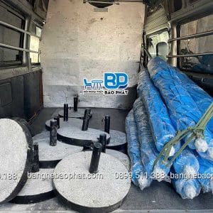 Dù che nắng đúng tâm tròn đường kính 3m màu xanh biển 11 Dù che nắng đúng tâm tròn đường kính 3m giao khách