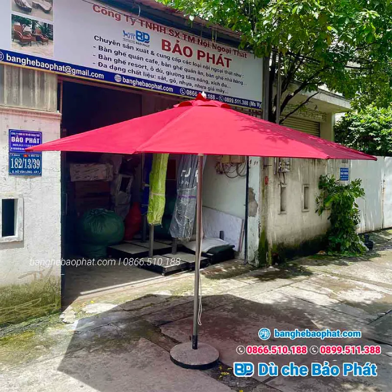 Vải dù Acrylic là gì? Đặc tính, ưu điểm và ứng dụng 20 Dù che nắng ngoài trời từ vải dù Acrylic