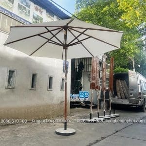 Dù gỗ ngoài trời đường kính 3 mét