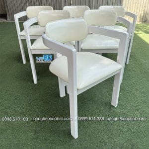 Ghế Curved gỗ Ash bọc nệm