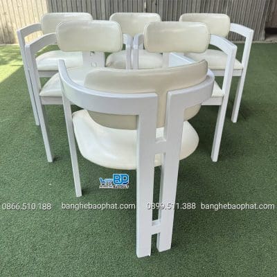 Ghế Curved gỗ Ash bọc nệm