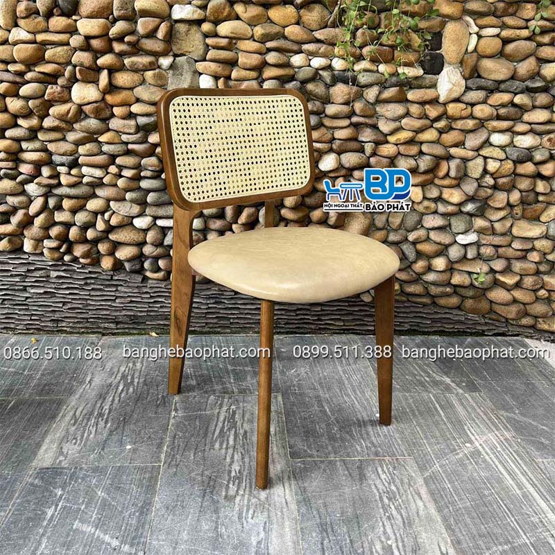 Bộ bàn ghế ăn gỗ ghế CH301 bàn Ashley màu nâu 16 Ghế ăn gỗ CH301