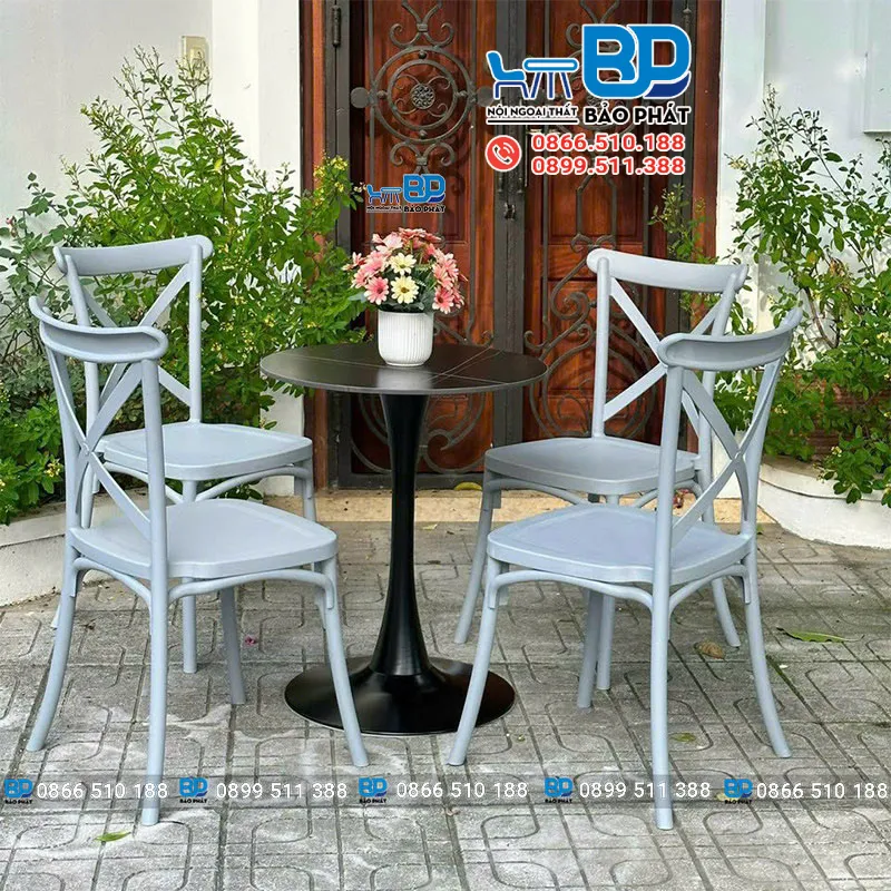 Ghế bàn ăn từ nhựa đúc 3041