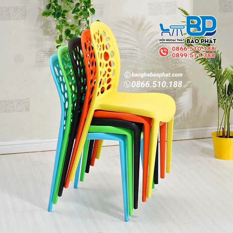 Ghế bàn ăn từ nhựa đúc cao cấp 3010
