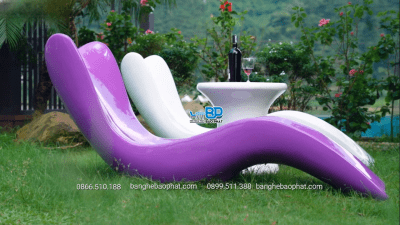 Ghế hồ bơi ngoài trời composite cao cấp GHBCBP003