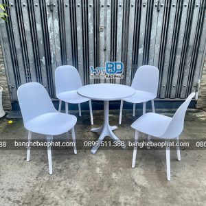 Ghế nhựa 3000 bàn nhựa trắng
