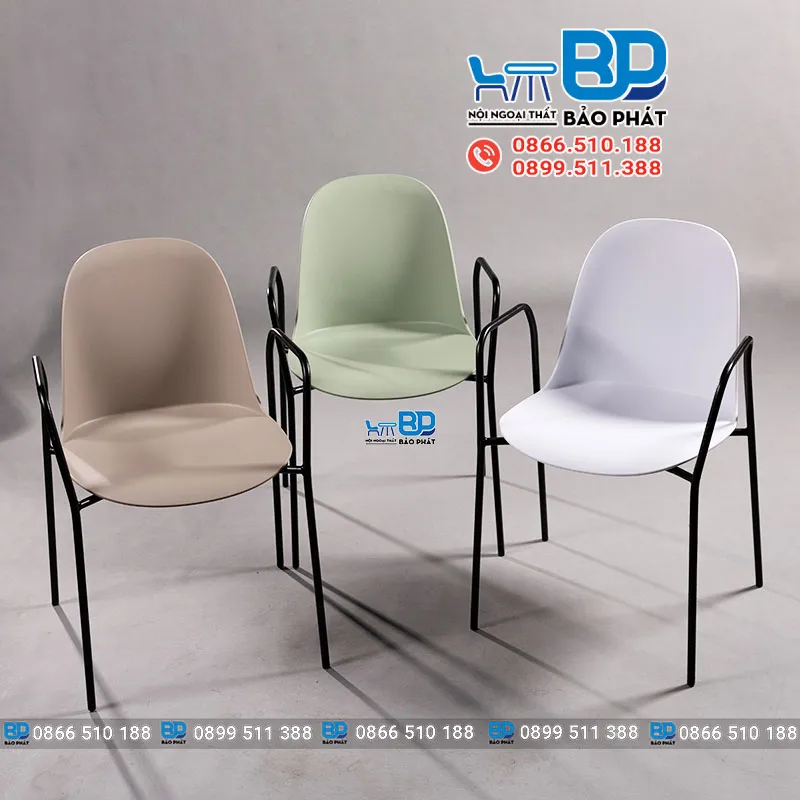 Ghế nhựa chân sắt cao cấp nhập khẩu GAI21
