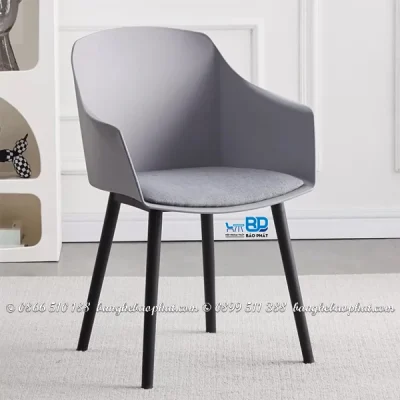 Ghế nhựa đúc cao cấp 3030A xám