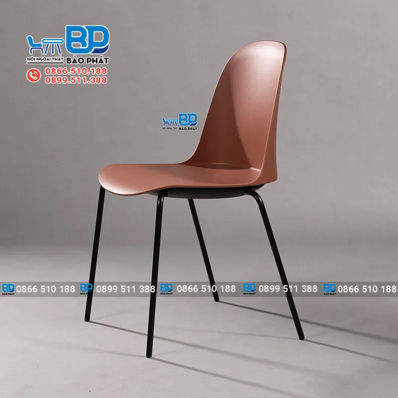 Ghế nhựa văn phòng chân sắt GAI11