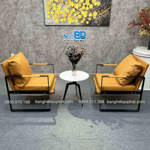 Bộ Sofa cafe khung sắt bọc nệm SFCFBP031 10 Sofa cafe khung sắt bọc nệm SFCFBP031
