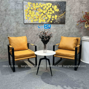 Bộ Sofa cafe khung sắt bọc nệm SFCFBP031 11 Sofa cafe khung sắt bọc nệm SFCFBP031