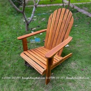 Ghế thư giãn ngoài trời ghế cánh quạt Adirondack 6 Ghế thư giãn ngoài trời ghế gỗ Adirondack