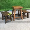 Bàn ghế cafe gỗ thông BGGTBP002 6 Bàn ghế cafe gỗ thông BGGTBP002
