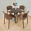 Bàn ghế nhựa nâu quán cafe 17 Bàn ghế nhựa nâu quán cafe
