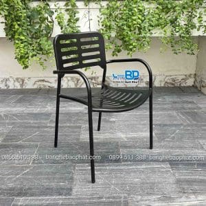 Bộ bàn ghế sắt cafe ngoài trời ghế xương cá 9 ghế sắt cafe ngoài trời ghế xương cá