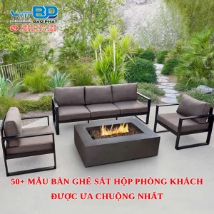 50+ mẫu bàn ghế sắt hộp phòng khách được ưa chuộng nhất [timect]