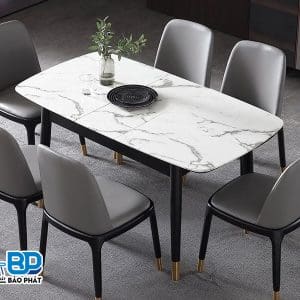 Bộ bàn ghế ăn 6 ghế mặt đá đẹp và giá rẻNhất