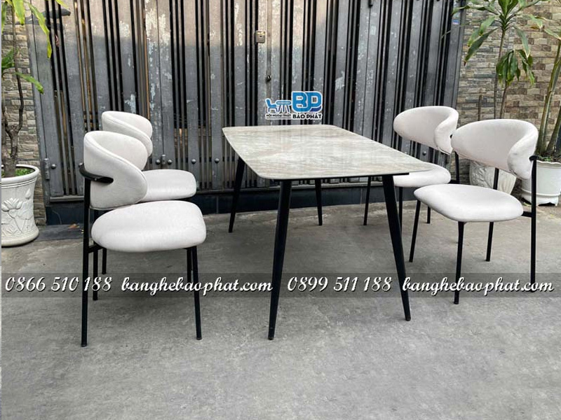 Cách lựa chọn bộ bàn ăn 6 ghế mặt đá chuẩn chất lượng