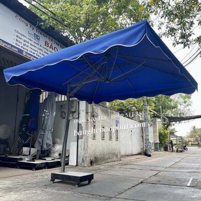 Dù che nắng mưa ngoài trời lệch tâm vuông 3 mét