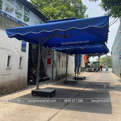 Dù che nắng mưa ngoài trời lệch tâm vuông 3 mét