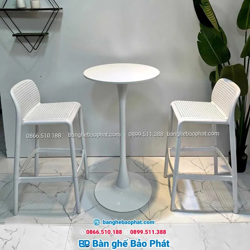 Ghế bar nhựa 3029 cao 80cm