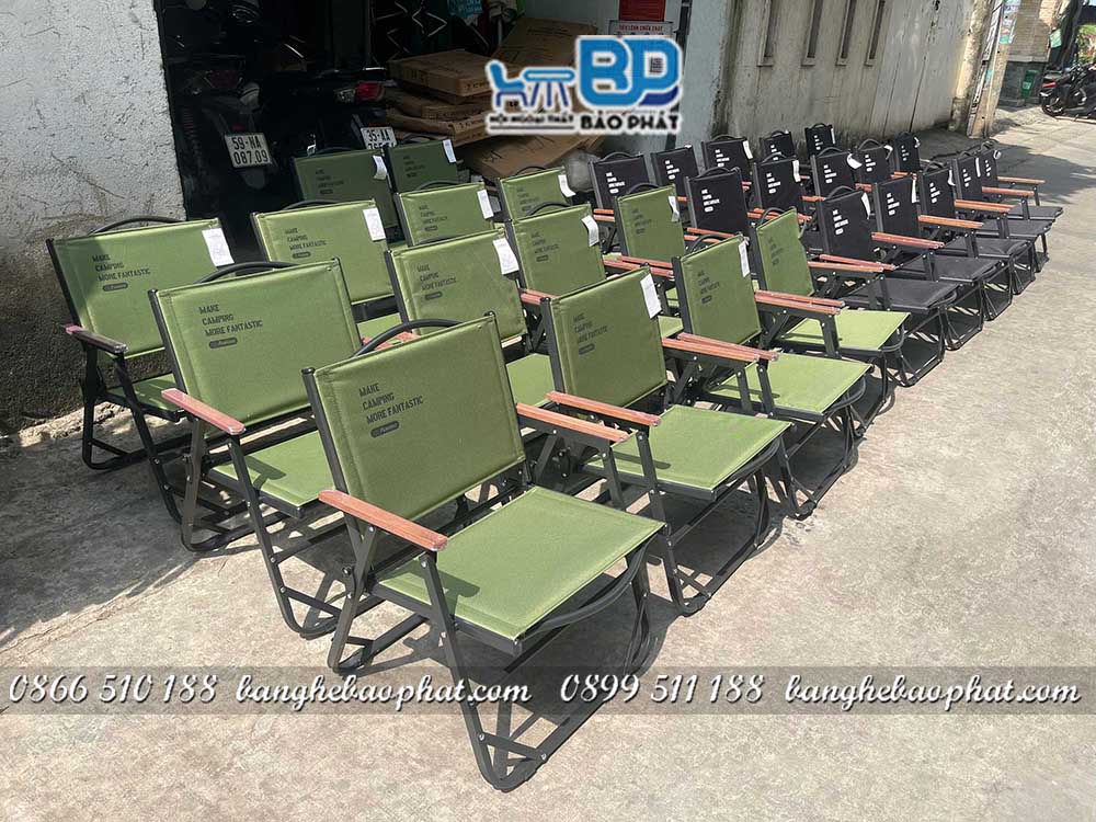 Ghế Camping Bavai Bàn Thùng Nhựa 18 Ghế camping bavai giá rẻ xưởng bàn ghế Bảo Phát