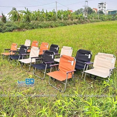 Ghế camping xếp gọn khung nhôm nhập khẩu