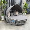 Ghế hồ bơi mây nhựa có mái che GHBBP030 17 Ghế hồ bơi mây nhựa có mái che GHBBP030