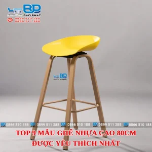 Top 9 mẫu ghế nhựa cao 80cm được yêu thích nhất [timect]