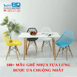 100+ mẫu ghế nhựa tựa lưng được ưa chuộng nhất [timect]