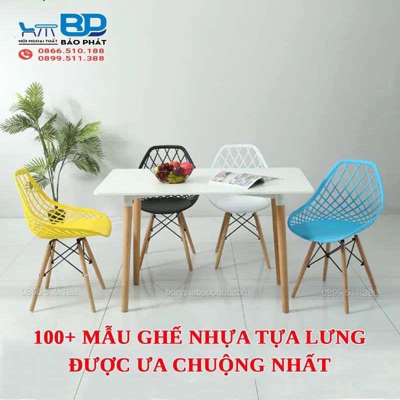 100+ mẫu ghế nhựa tựa lưng được ưa chuộng nhất [timect]