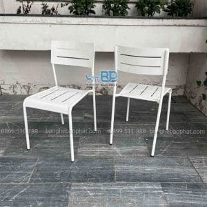 Bộ bàn ghế sắt cafe ghế sắt 5 sọc 12 ghế sắt cafe ghế sắt 5 sọc