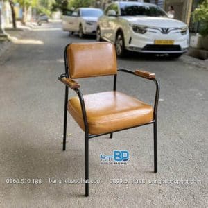 Bàn ghế sắt nệm BGSNBP056 11 ghế sắt nệm BGSNBP056