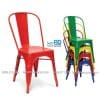 Ghế Sắt Tolix Có Tựa Lưng 16 Ghế sắt tolix có tựa lưng