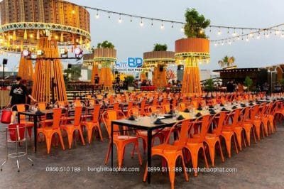 Ghế sắt tolix ngoài trời