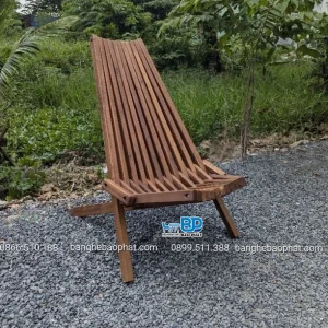 Ghế hồ bơi thư giãn ngoài trời ghế gỗ Tamarak 12 Ghế xếp gỗ Tamarak thư giãn ngoài trời