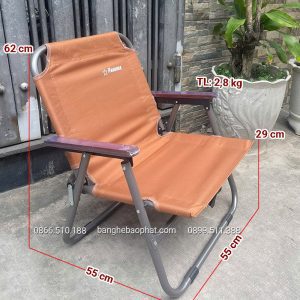 Kích thước ghế camping cao cấp khung nhôm