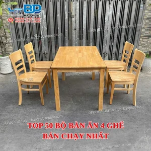 Top 50 bộ bàn ăn 4 ghế bán chạy nhất [timect]