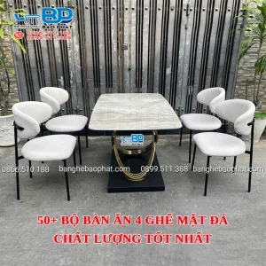 50+ bộ bàn ăn 4 ghế mặt đá chất lượng tốt nhất [timect]