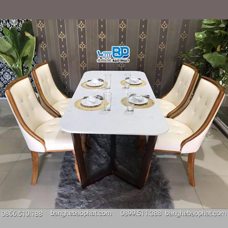 Bộ bàn ăn 6 ghế Lucky